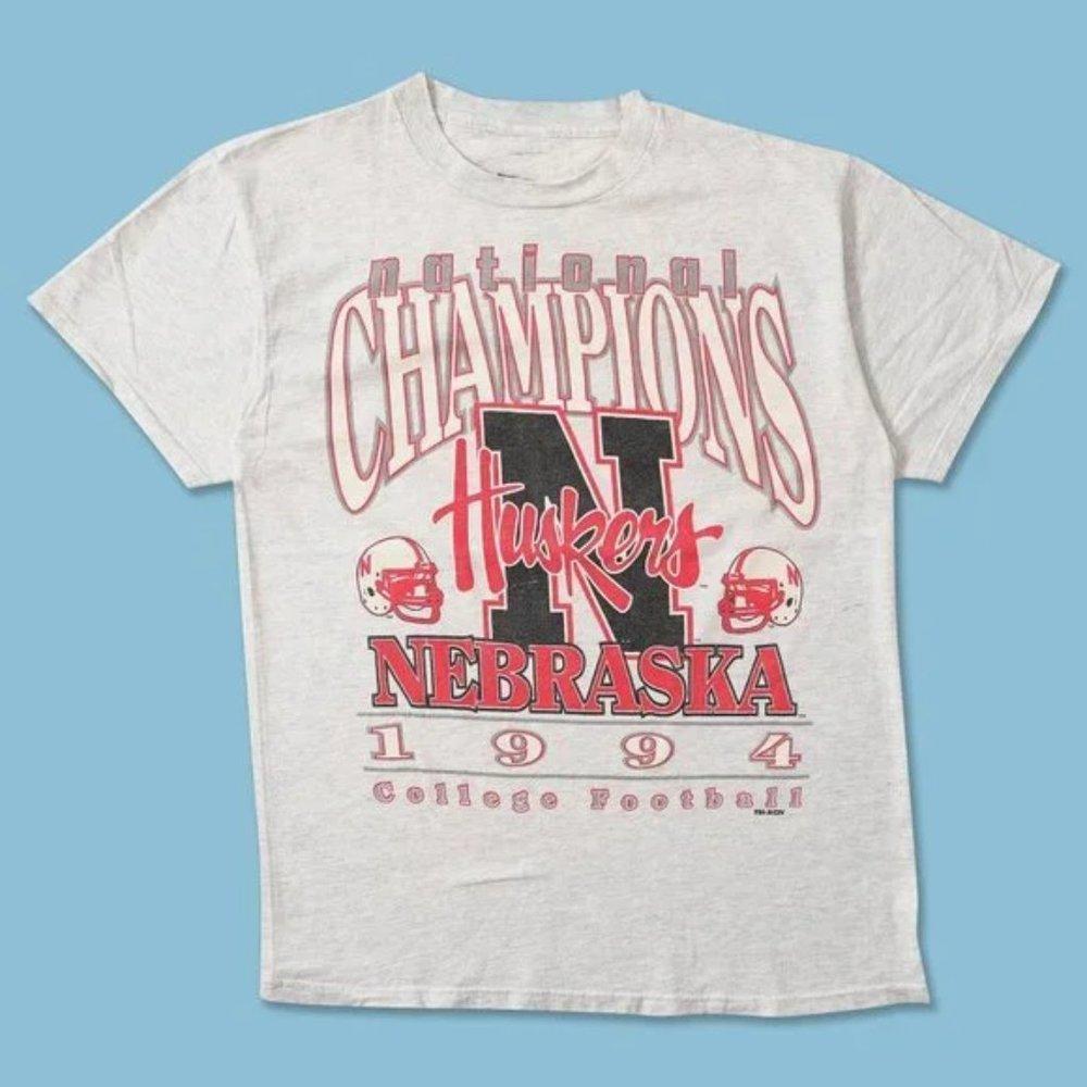 1994 Nebraska Huskers Shirt Collection Tee College Football Shirt
